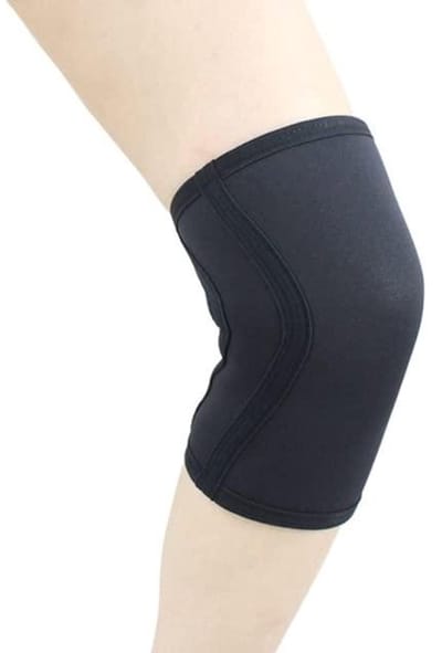 Kniebeschermers - Sport Knie Steun - Fitness Training - Antislip Siliconen - 7mm Dikte - Zwart