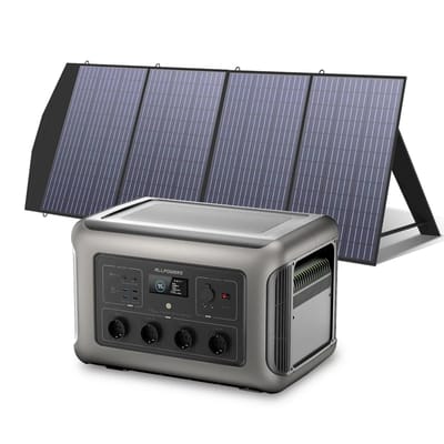 ALLPOWERS Zonnegeneratorset 3500W (R3500 + SP033 200W zonnepaneel) - R3500+ SP033 200W zonnepaneel