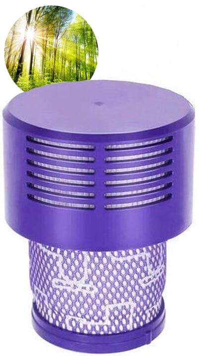 1 x HEPA filter geschikt voor Dyson V10 Sv12 stofzuiger Total Clean, Parquet, Motorhead, Animal wasbaar steelstofzuiger-Promessa-Solutions