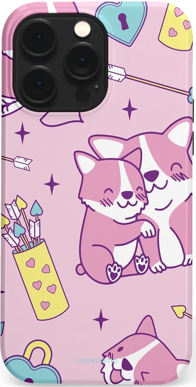 Casetastic Hoesje Geschikt voor Apple iPhone 14 Pro Max Magsafe - Stijlvolle Beschermende Duo-layer Case - Cupi Cori