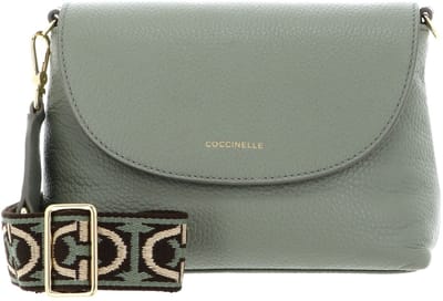 COCCINELLE Leren schoudertas Paulina Mini Crossbody Bag Greenery groene