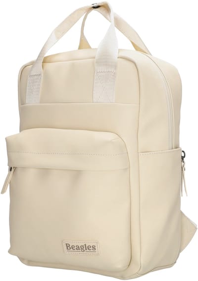 Beagles Originals Nara Rugzak Tablet - Rugtas - Waterproof - Flessenhouder - Tabletvak - Crème