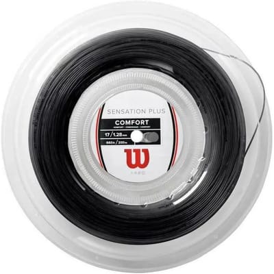 Wilson Sensation Plus Rol Snaren 200m-Zwart