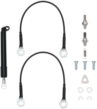 Dailygoods- Gasspring Achterklep Assist - Schokdempers - Ondersteuning - Eenvoudige installatie - Duurzaam metaal - Compatibel met Isuzu D-MAX 2012-2019 - Schokdemper