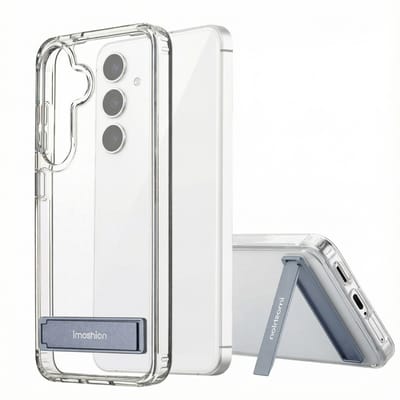 imoshion Hoesje - Geschikt voor Samsung Galaxy S25 - Stand Backcover - Transparant