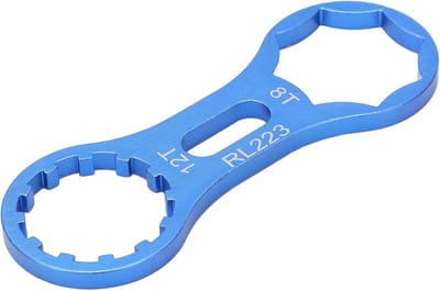 Fietsvoorvork Tool - Schouderkap Sleutel - Voorvork Onderhoud - Aluminiumlegering Constructie - 18 Gram - Zwart