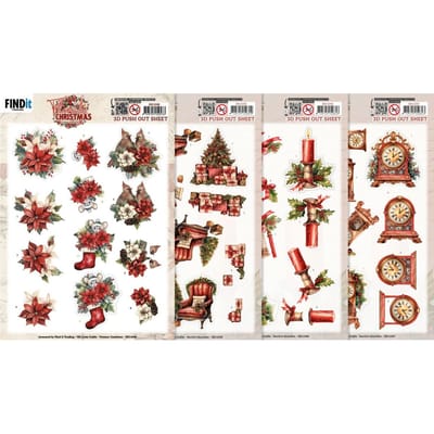 3D Stansvel set "Christmas"