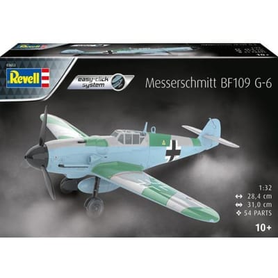 Revell Modelbouwpakket Militaire voertuigen - 03653 Messerschmitt Bf109G-6 - Easy click system Plastic - 1:32 - Modelbouw