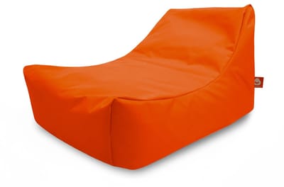 Whoober loungestoel zitzak Bali outdoor donker oranje - Wasbaar - Voor binnen en buiten