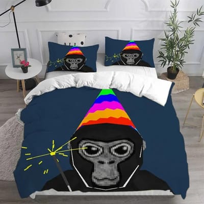 Gorilla Tag Beddengoed Collecties Gorilla Tag Vr Gamer Dekbedovertrek Dekbed Dekbedovertrek Collecties Slaapkamer Decoratie Huisartikelen 135x200cm 2pcs