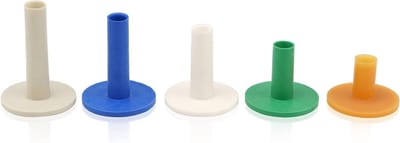 Golf Rubber Tees Oefening Training - XMWangzi, Driving Putting Chipping Range Mixed Size, Uitstekend Effect Gebruikt met Golfmatten en Golfnetten, Geschikt voor Binnen Buiten Achtertuin Thuiskantoor