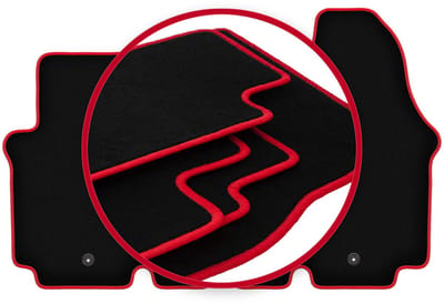 CARLUX-RED automatten voor: Renault Trafic II bestelwagen (2001-2014)