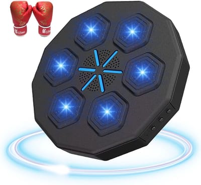 Slimme Muziek Boksapparaat - Wandmontage Bokspads - Thuis Fitness - Bluetooth Sensor - Niet Gespecificeerd - Zwart