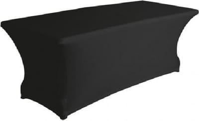 slimline buffet tafelrok slim fit zwart 183x76x73 cm