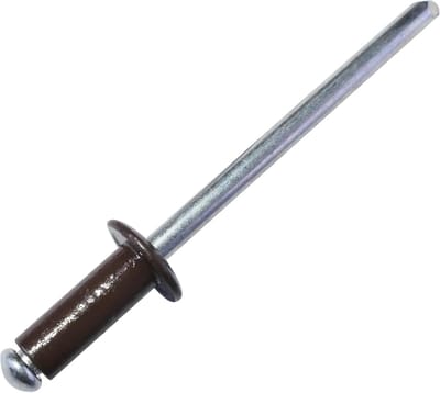 Blindklinknagels Set - Popnagels Aluminium - Bevestigen Metaal - Chocoladebruin RAL 8017 - 4x10 mm