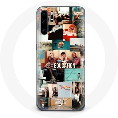 Coque pour Huawei P30 - Sex Education - Souple - Blanc - Protection - Mixte