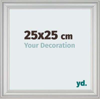 Your Decoration - Fotolijst 25x25 cm - MDF - Zilver Mat - Lazio