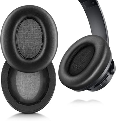 Vervangende Oorkussens voor Hoofdtelefoon - Luxe Geheugenfoam, Extra Dikte, Verbeterde Geluidsisolatie (Zwart)
