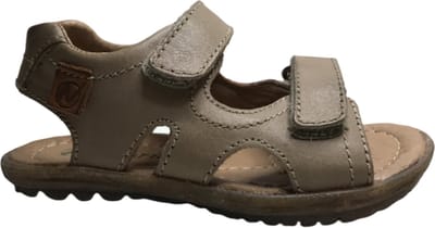 Naturino velcro's effen lederen sandalen sky taupe mt 23