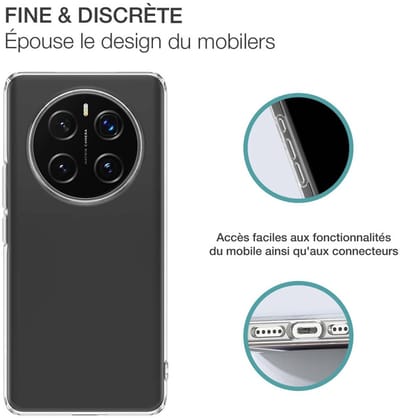 Bigben Connected, Hoesje geschikt voor Honor Magic 7 Lite - Flexibel TPU Anti-Vergeling, Transparant
