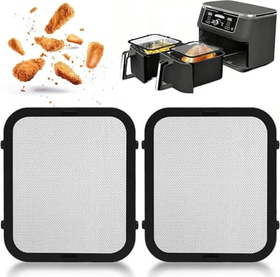 RVS Spatbescherming voor Airfryer, Vetspatten Bescherming, Keukenaccessoire voor Gezond Koken