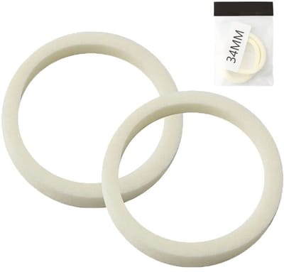 Dailygoods- Fiets Spons Ring - 2 Stuks - Olie Verzegeld - MTB Accessoires - Voorvorken - Binnendiameter 34 mm - Duurzaam en Elastisch - Voorvorkring