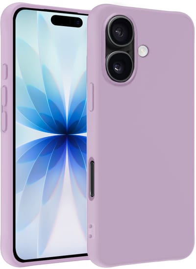 Hoesje - Geschikt voor Apple iPhone 17 - Sterk & Shockproof - Siliconen Case - Hoes Cover - Telefoonhoes - Lila