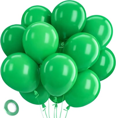 Ballonnen, 30,5 cm, groen, mat, feestballonnen, latex, groen, voor vrouwen, meisjes, verjaardag, verloving