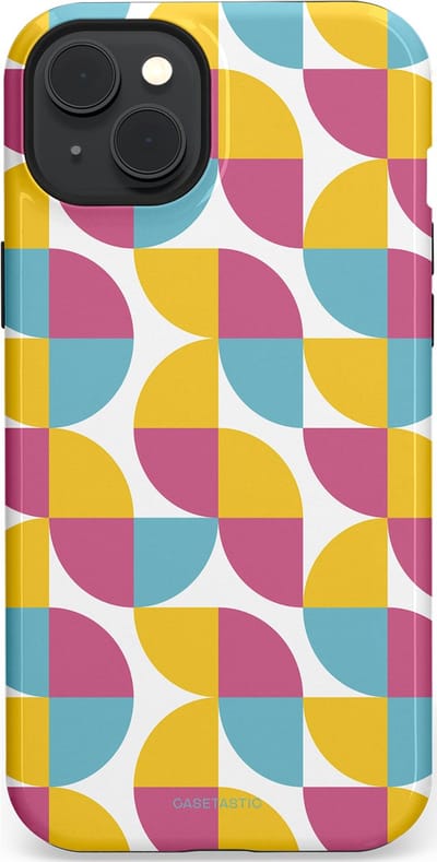 Casetastic Hoesje Geschikt voor Apple iPhone 15 Plus Magsafe - Stijlvolle Beschermende Duo-layer Case - Cirkeldroom