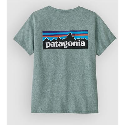 Patagonia P-6 Logo Responsibili T-Shirt blauw