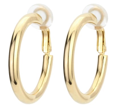 Traveller Clip Oorbellen - Oorclips Dames - Oorringen - Goudkleurig - Ringen 33 mm - Verguld - 155833