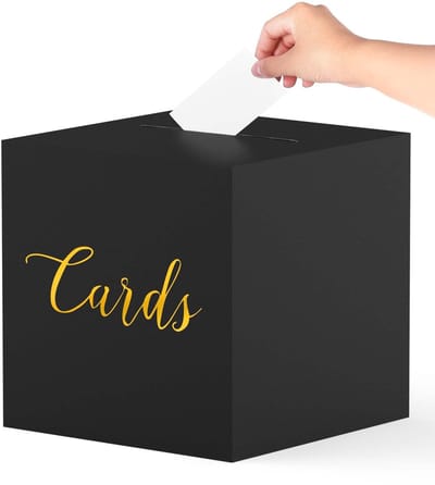 Dailygoods- Card Box Hoogwaardige Materialen - Enveloppendoos - Kaart Doos - Opvouwbaar - Aanpasbaar - Ruim Ontwerp - Kaartdoos