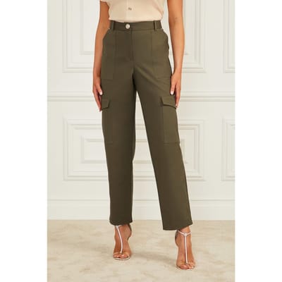 GUESS Marciano By  Alice Cargo Pant Olive Morning Größe: 38 | Cargohosen Outlet | Damen | Grün