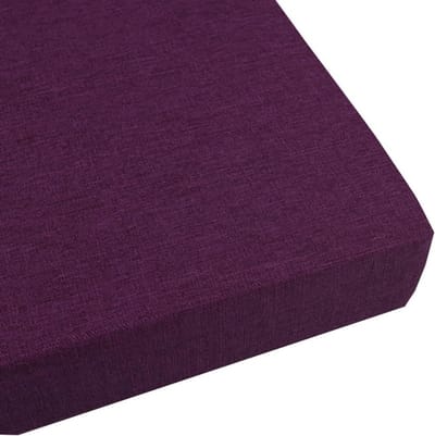 Bankkussen - Tuinkussen - Comfortabel Zitten - Antislip Onderkant - 20x60 cm - Donkerpaars