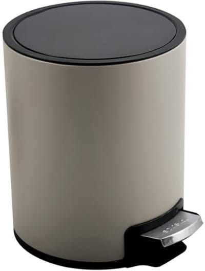 Pedaalemmer Roestvrij Staal 3 of 5 Liter met Zachte Sluiting en Binnencontainer voor Badkamer