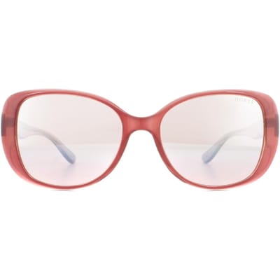 Guess zonnebril gu7554 74f roze roze bruine gradiënt