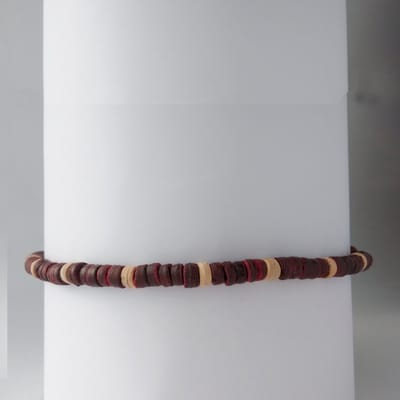 CocoReef Choker - Roodbruin/Crème