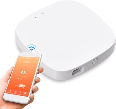 Smart Home Hub - Gateway Bridge - Apparaat Besturing - 30 Apparaten Verbinding - 7 x 6.8 cm - Wit