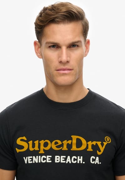 Superdry - Venue Duo T-shirt met logo - Heren - T-shirts