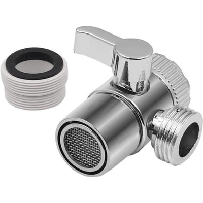 Connecteur de robinet d'eau, adaptateur de robinet, séparateur d'évier de cuisine, vanne de dérivation, Bidet, douche, accessoires de cuisine gray