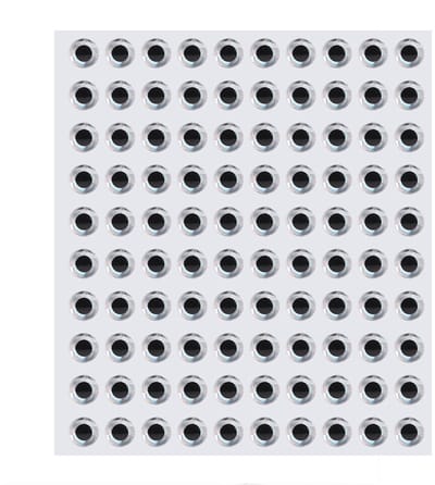 Dailygoods- Vissen Lokken Ogen Levensecht - 3D Fish Eyes - 100 Stuks - 3/4/8mm - Zilver - Duurzaam Materiaal - Visogen
