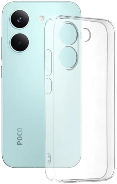 Hoesje geschikt voor Xiaomi Poco X8 Pro - Techsuit Clear Silicone Back Cover - Transparant