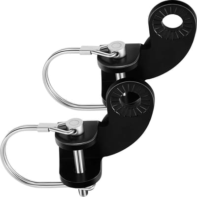 2 Sets Fietstrekhaak Koppeling Adapter voor Fietstrailers - Vervangende Aansluiting 12.2MM voor Betrouwbare Fietsverbinding en Veilig Transport