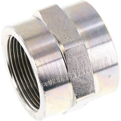 G 1 1/2'' Verzinkt Stalen Sok 160 Bar - Hydrauliek - FL2S-F-EZ-112G