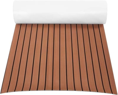 VT Goods - Boot Decking Sheet - Antislip Boottapijt - Zelfklevend - Bruin - Marine Flooring - Geschikt voor Jacht en Camper