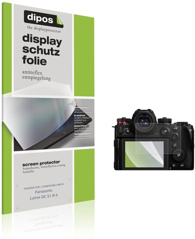 dipos – 4x Matte Beschermfolie geschikt voor Panasonic Lumix DC S1 R II | Krasbestendige & antireflecterende Screenprotector Ultra-Thin