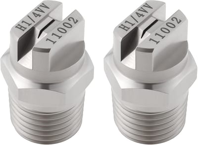 Dailygoods- Nozzle Hoge Druk 0,91mm Opening - 110° Sproeikop - 1/4 BSPT Buitendraad - V-vormig Mondstuk - Compatibel met Prochem - Efficiënte Wateroutput - Hogedrukmondstuk