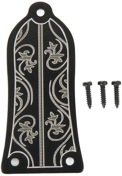 Dailygoods - Truss Rod Cover - Gitaar Accessoires - Eenvoudige installatie - Metalen Afdekplaat - Vervanging voor Les Paul - Geschikt voor Epiphone