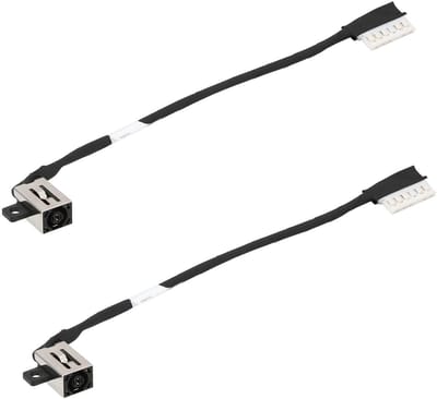 Dailygoods - Laadpoort DC-voedingskabel - Compatibel met Dell - Betrouwbare verbinding - 6-pins connector - Ideaal voor opladen - Geschikt voor Inspir...