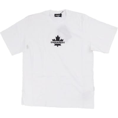 Dsquared2 T-shirt en Polo Bianco